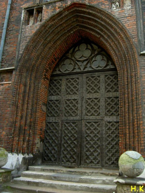 Gdańsk,fragment koscioła Mariackiego