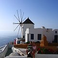 Santorini - słynny wiatrak