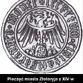 Pieczęć miasta Złotoryja z XIV w według H. Saurma #Złotoryja