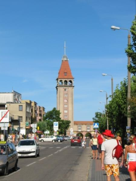 Władysławowo - widok na wieżę obserwacyjną