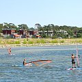 Jurata - Windsurfing - pierwsze kroki na wodzie z żaglem.