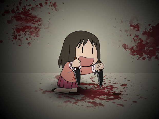 lolowa tapetka #krew #nóż #anime