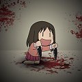 lolowa tapetka #krew #nóż #anime