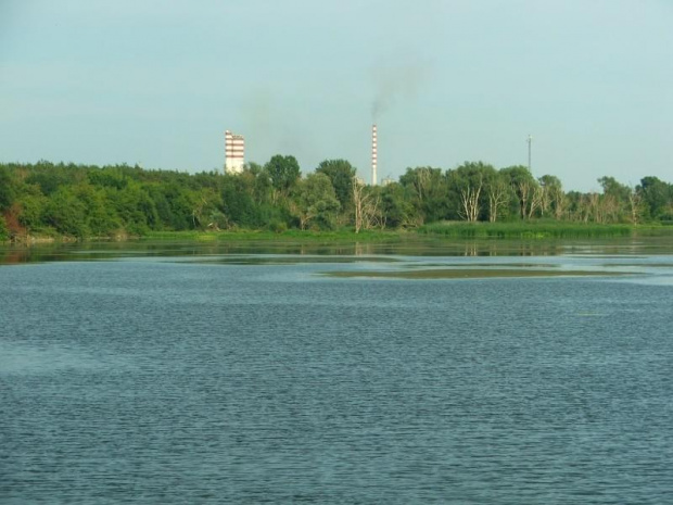 Zbiornik uśredniający Zakładów Azotowych Puławy #rozlewisko #Azoty #Puławy