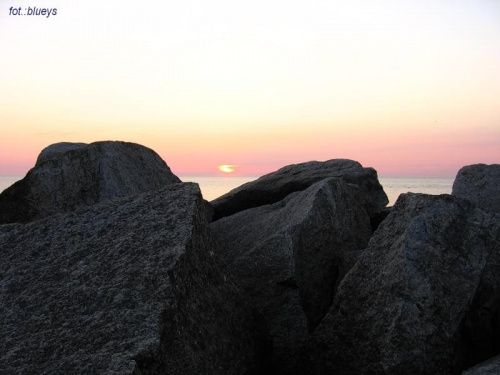 zachód słońca nad bałtykiem #morze #darłówek #Czerwiec2006