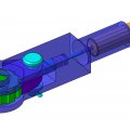 mechanizm zapadkowy ("grzechotka") #CAD #catia