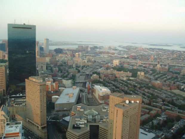 Boston w całej okazałości (widok z Prudential Tower)