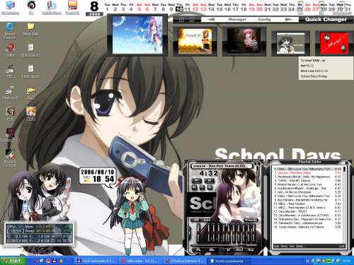 Nowe Screeny mojego Desktopu w ver. School Days