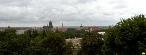 Gdańsk-widok z Grodziska #panorama #miasto #widok #Gdansk