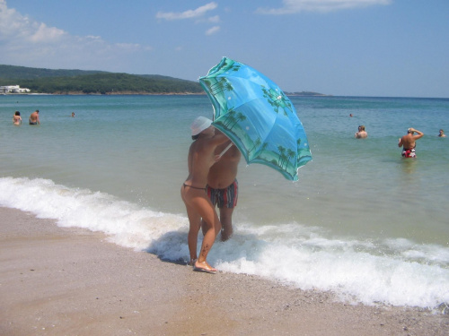 Uciekajacy parasol :) .. bulgaria