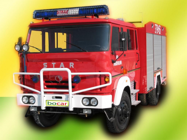 Samochód ratowniczo-gaśniczy STAR 244 z zabudową firmy BOCAR
fot- Bocar