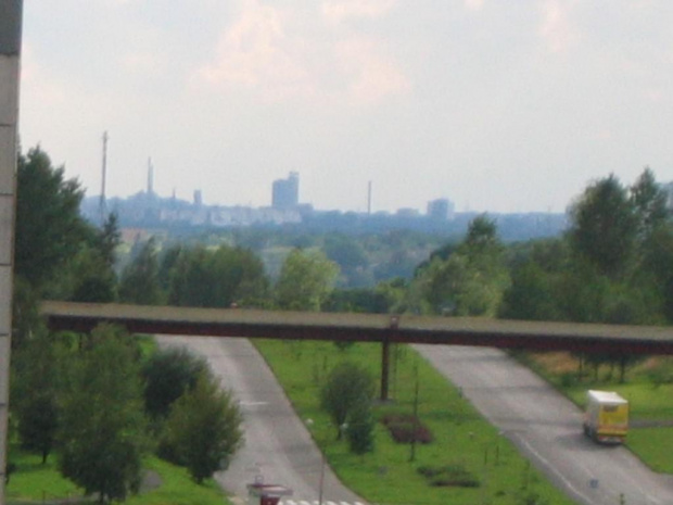 Katowice widziane z korytarza