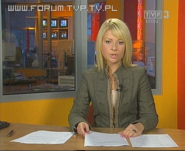 Halszka Karolewska, ŁWD (Łódzkie Wiadomości Dnia), TVP3 Łódź. www.forum.tvp.tv.pl