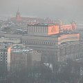 Warsaw, misty morning