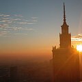 Warsaw, misty morning