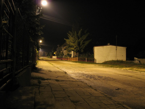 wieczorne fotki mojej ulicy