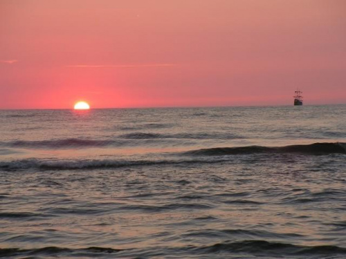Zachód słońca nad Bałtykiem #zachód