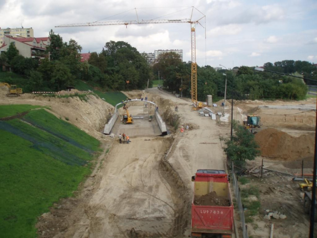 Lublin,budowa łacznic wiaduktu Poniatowskiego #Lublin