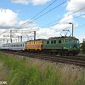 20.08.2006 - Drzeńsko Podg. EU07-139 i EP09-036 z EC 45 (BWE) zjeżdżają z "Odrzanki" do Rzepina