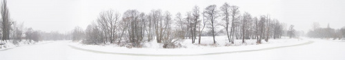 bzura na boryszewie w pelnej krasie #zima #rzeka #panorama