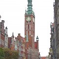 Gdańsk, gotycki ratusz i ulica Długa #Gdańsk #Miasto #Port #Stocznia #Żuraw