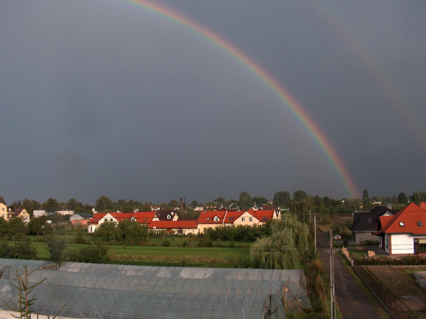 Tęcza nad Szczepankowem