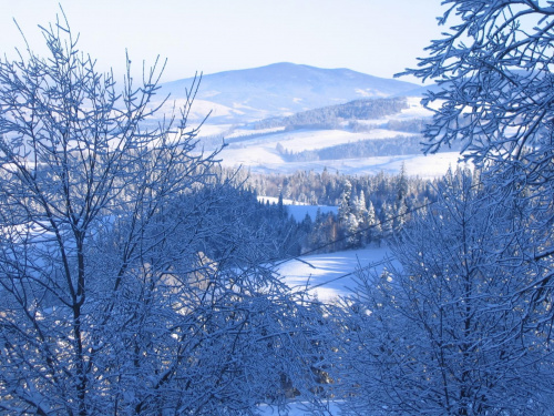 beskid wyspowy #zima