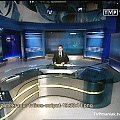 Odświeżone studio Wiadomości TVP1.