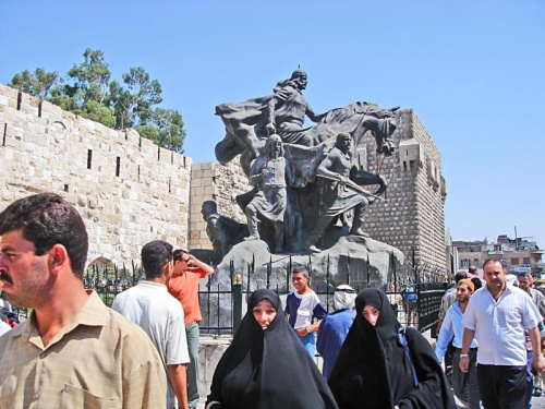 Syria - Damaszek - pomnik Azima