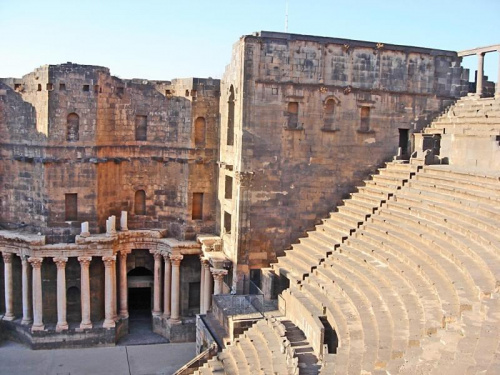 Syria - Bosra -Rzymski Teatr (ogromny)