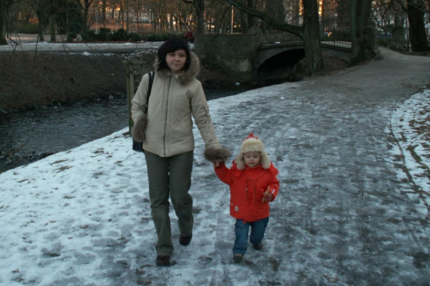 W Koszalinie zimą nad rzeką. #Koszalin #Dzierżęcinka #styczeń