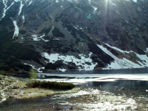 Morskie Oko- Rysy- zejście przez Słowację-Morskie Oko. #Tatry #czerwiec #MorskieOko #Rysy