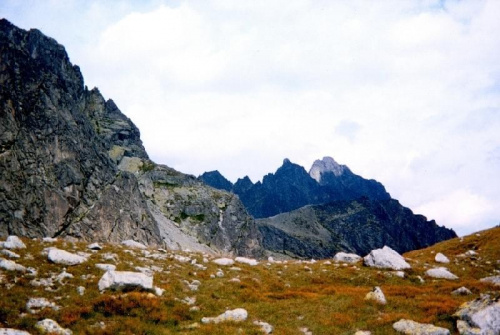 Słowacja 2003, przejście przez przełęcz Czerwona Ławka;