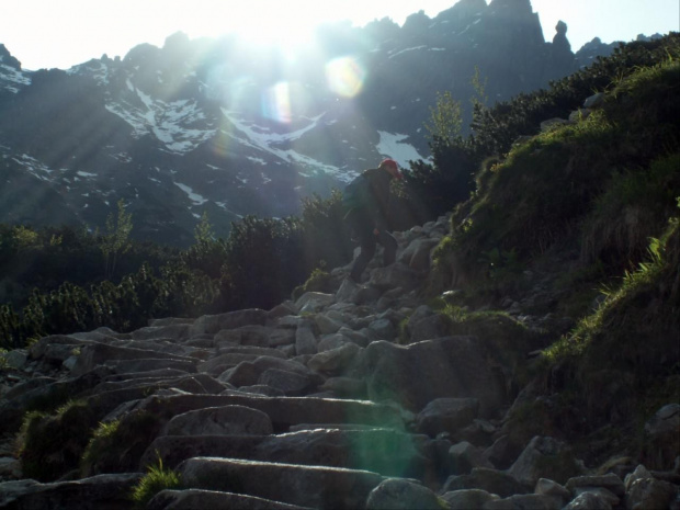 Morskie Oko- Rysy- zejście przez Słowację-Morskie Oko. #Tatry #czerwiec #MorskieOko #Rysy