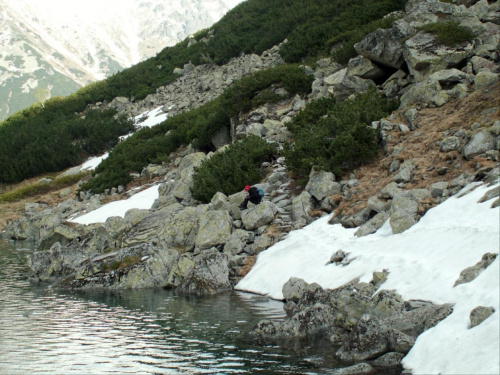 Morskie Oko- Rysy- zejście przez Słowację-Morskie Oko. #Tatry #czerwiec #MorskieOko #Rysy