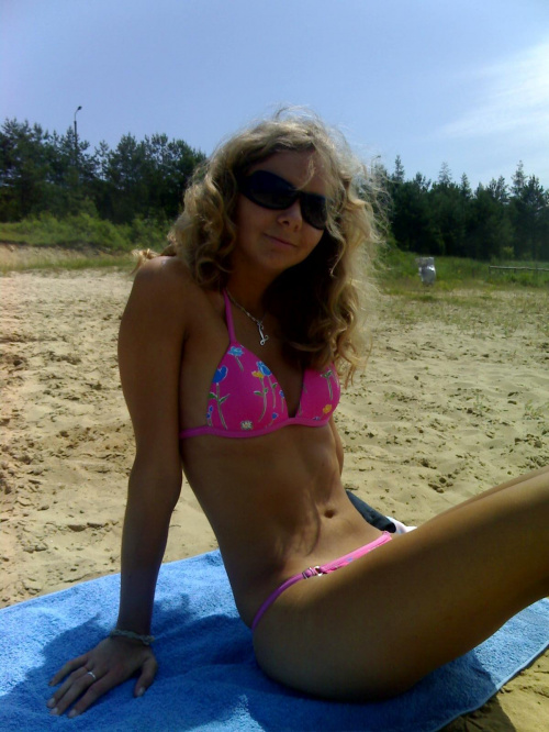 Laurka na plaży :)