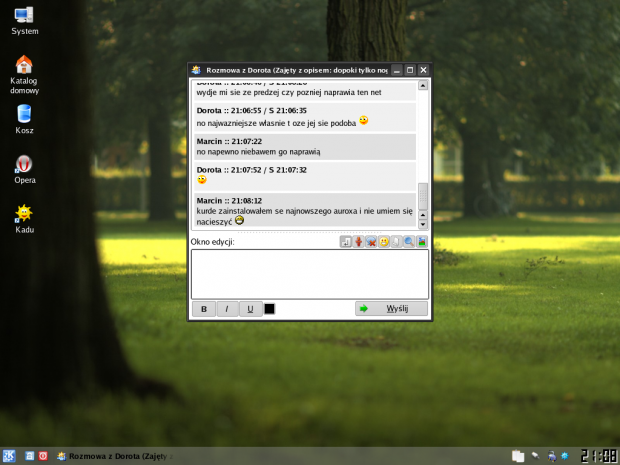 aurox 12.0 #aurox #a12 #kadu #pulpit #linux