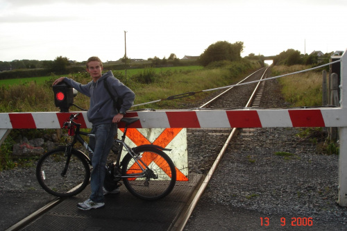 przejazd kolejowy gdzieś w Galway