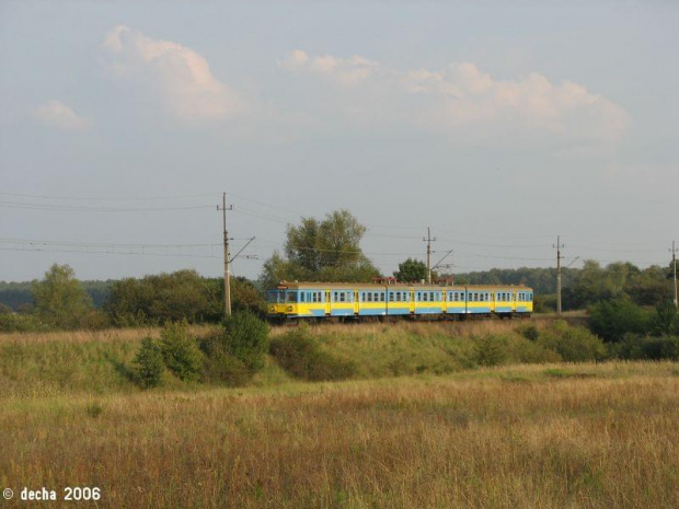 18-09-2006 Rzepin-Drzeńsko Podg. EN57-1524 jako pociąg osobowy 68433 relacji Głogów-Kostrzyn