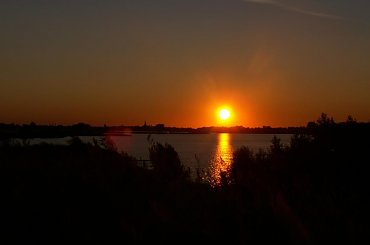 #jezioro #widok #zachód #ZachódSłońca