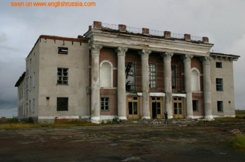 Opuszczone miasto w Rosji