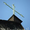 Krzyż #niebo #fotencja #fotka #fotografia #kościół #krzyż #niebieskawo #niebiesko #pikczers #wieża #Chorzów #zyzio