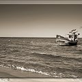 #morze #kuter #Sopot #sepia
