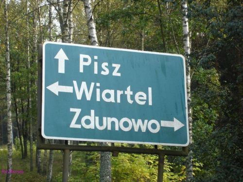 Pisz - Wiartel - Zdunowo #TabliceDrogowe #Pisz #Rower #Remes #Mazury