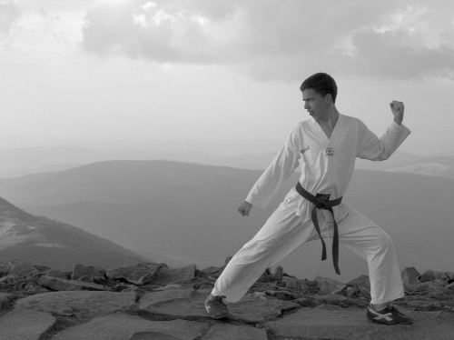 Daniel black and white #daniel #tkd #taekwondo #kopniecie #skala