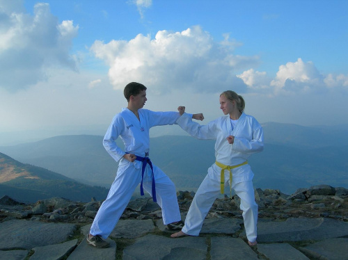 Daniel i Justa #daniel #tkd #taekwondo #kopniecie #skala #justa