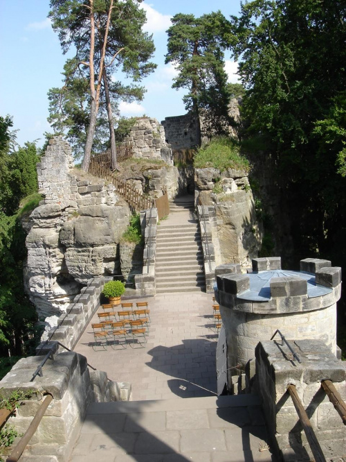 Hruboskalskie Skalne Miasto - zwiedzamy zamek Hruba Skała i Valdstein.