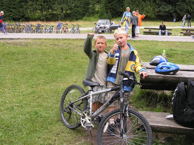 Wycieczka rowerowa Kubusia do Doliny Chochołowskiej w Tatrach.