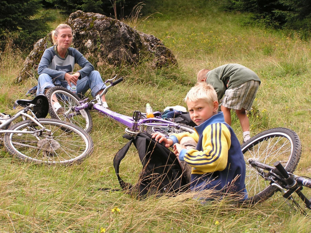 Wycieczka rowerowa Kubusia do Doliny Chochołowskiej w Tatrach.