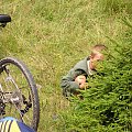 Wycieczka rowerowa Kubusia do Doliny Chochołowskiej w Tatrach.